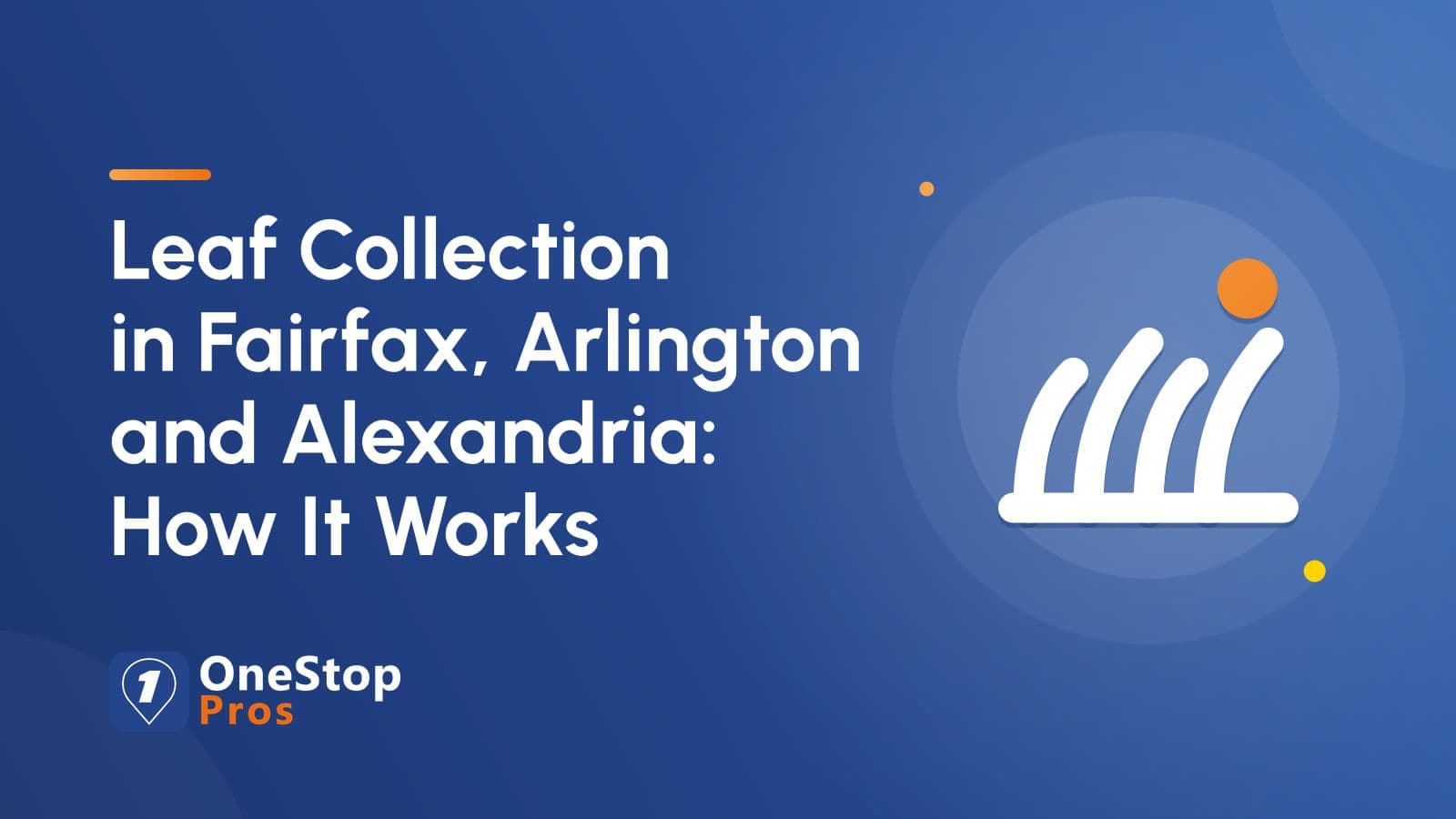 Leaf Collection in Fairfax, Arlington and Alexandria: How It Works