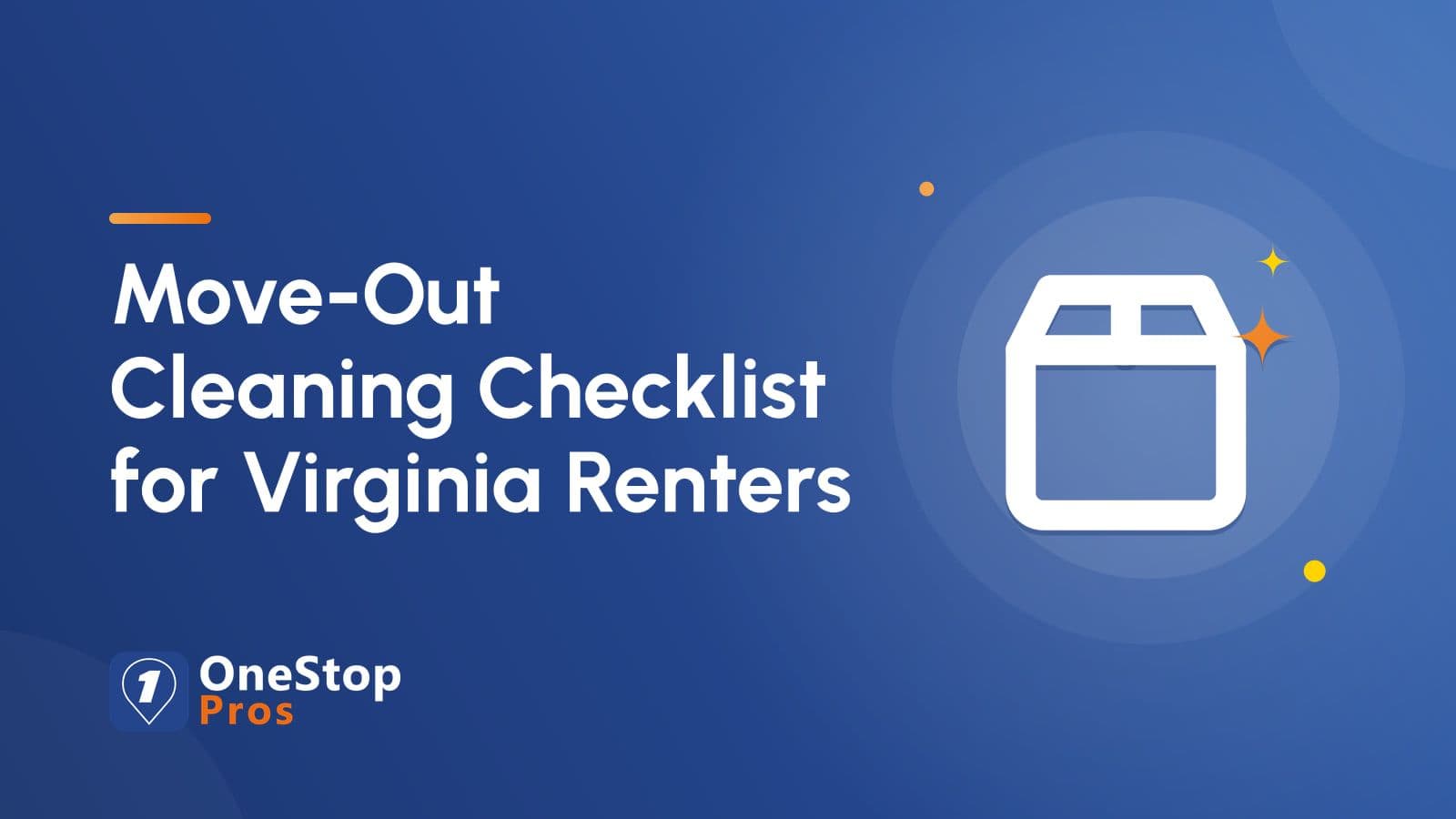 Move-Out Cleaning Checklist for Virginia Renters